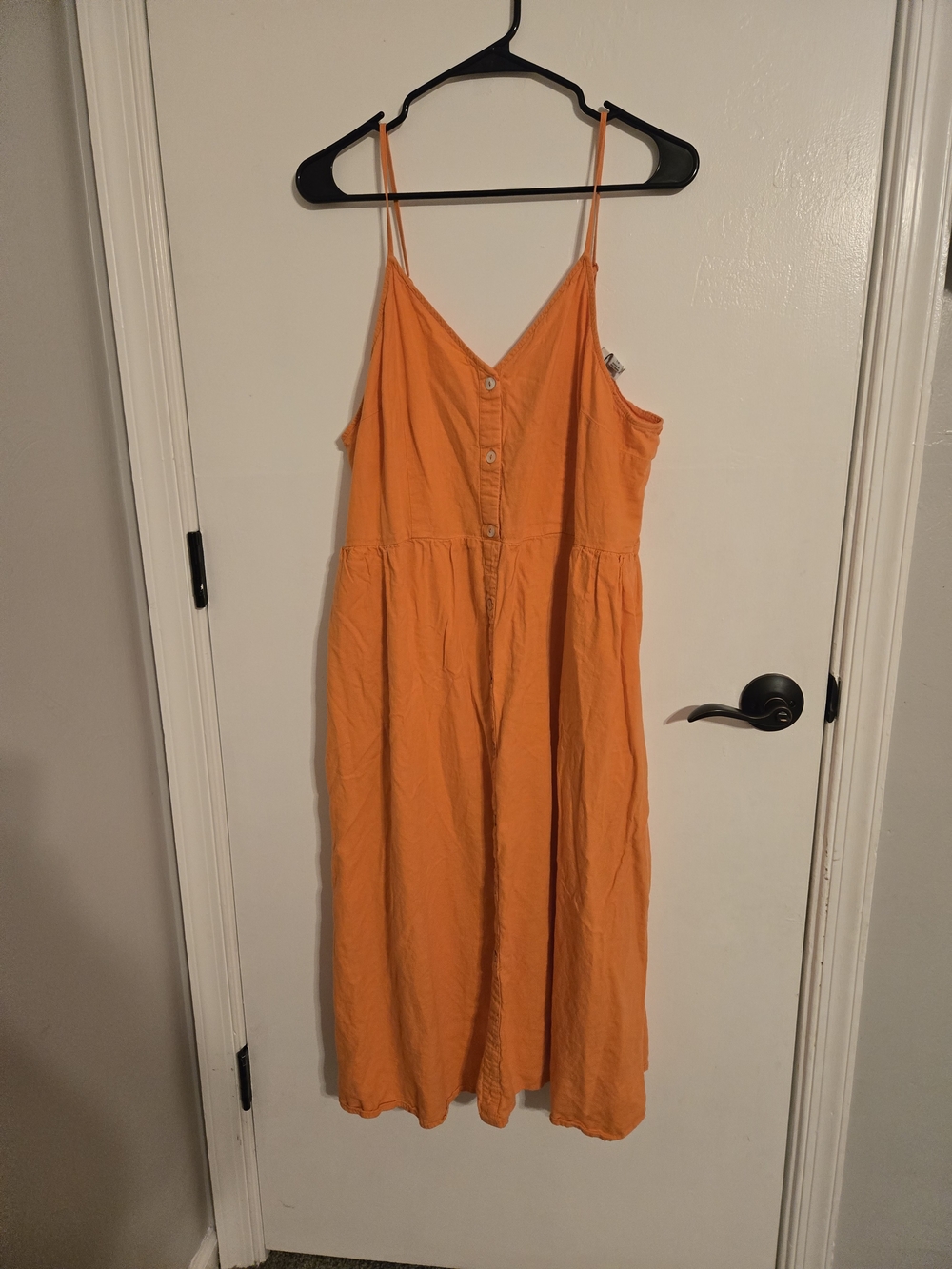 Midi Orange Dress Size 1X